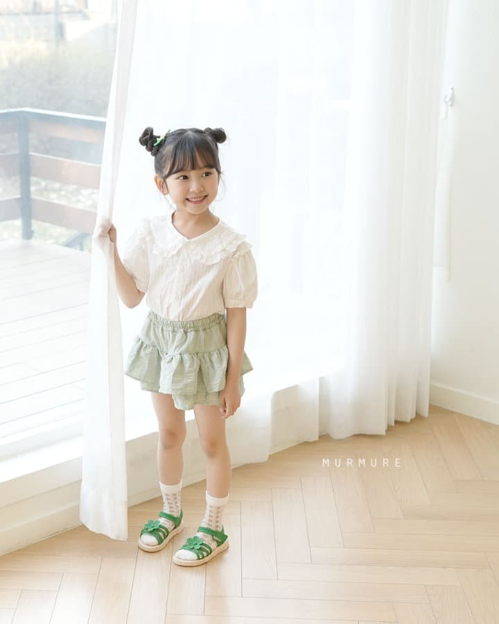 Murmure - Korean Children Fashion - #prettylittlegirls - Green Cancan Skirt Pants - 7