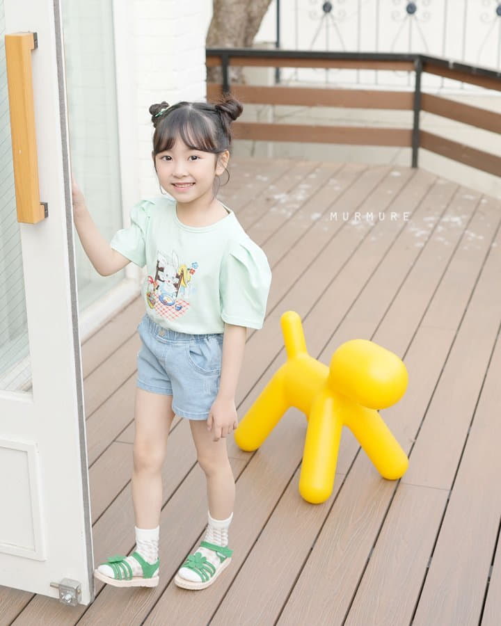 Murmure - Korean Children Fashion - #stylishchildhood - Rabbit Picnic Tee - 3