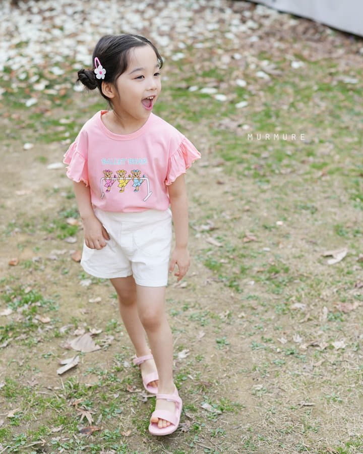 Murmure - Korean Children Fashion - #todddlerfashion - Ballet Bear Tee - 2