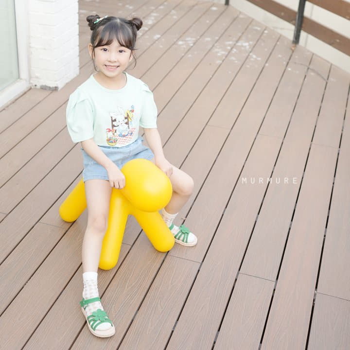 Murmure - Korean Children Fashion - #todddlerfashion - Rabbit Picnic Tee