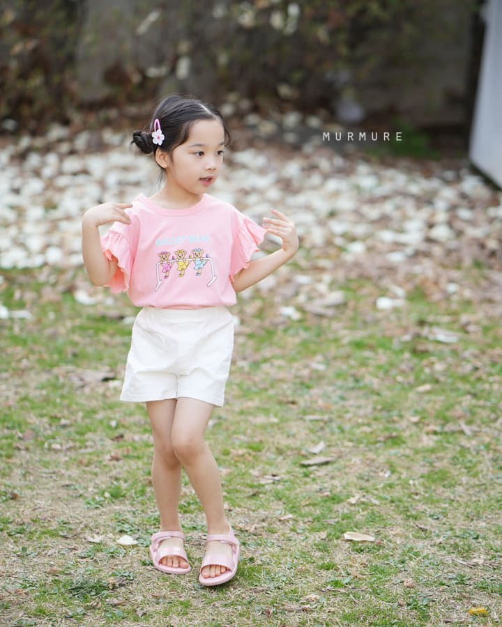 Murmure - Korean Children Fashion - #toddlerclothing - Ballet Bear Tee - 3