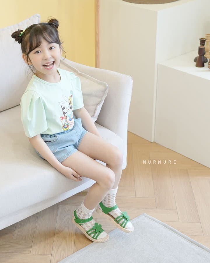 Murmure - Korean Children Fashion - #toddlerclothing - Rabbit Picnic Tee - 2