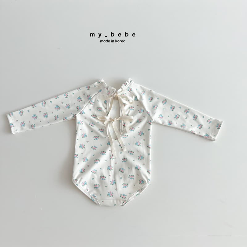 My Bebe - Korean Children Fashion - #Kfashion4kids - Lace Swimwear - 9