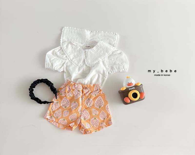 My Bebe - Korean Children Fashion - #kidzfashiontrend - Macaroon Shorts - 4