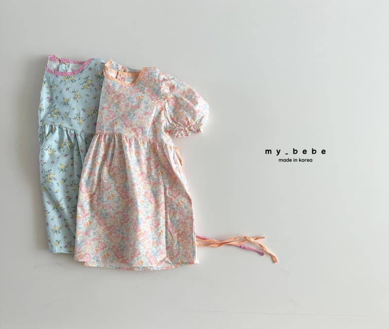 My Bebe - Korean Children Fashion - #designkidswear - Summer Piping One-piece