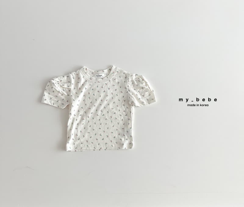 My Bebe - Korean Children Fashion - #discoveringself - Wrinkle Puff Tee - 9