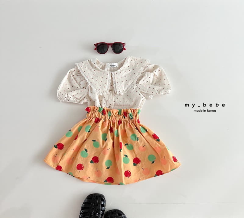 My Bebe - Korean Children Fashion - #fashionkids - Collar Blouse - 11