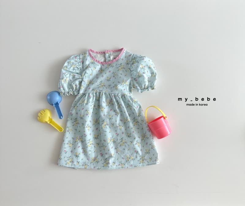 My Bebe - Korean Children Fashion - #magicofchildhood - Summer Piping One-piece - 9