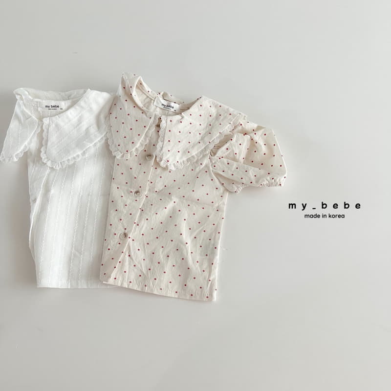 My Bebe - Korean Children Fashion - #magicofchildhood - Collar Blouse - 3