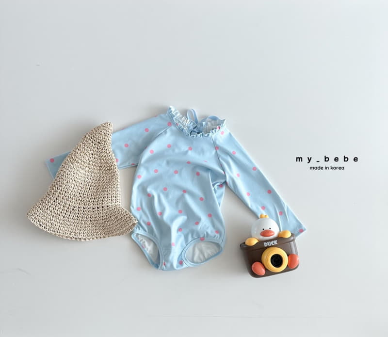 My Bebe - Korean Children Fashion - #minifashionista - Lace Swimwear - 12