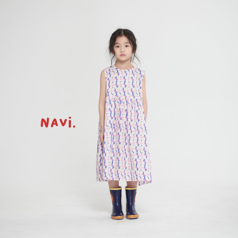 Navi - Korean Children Fashion - #designkidswear - Flower One-piece