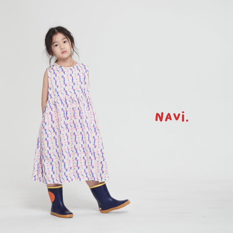 Navi - Korean Children Fashion - #fashionkids - Flower One-piece - 4