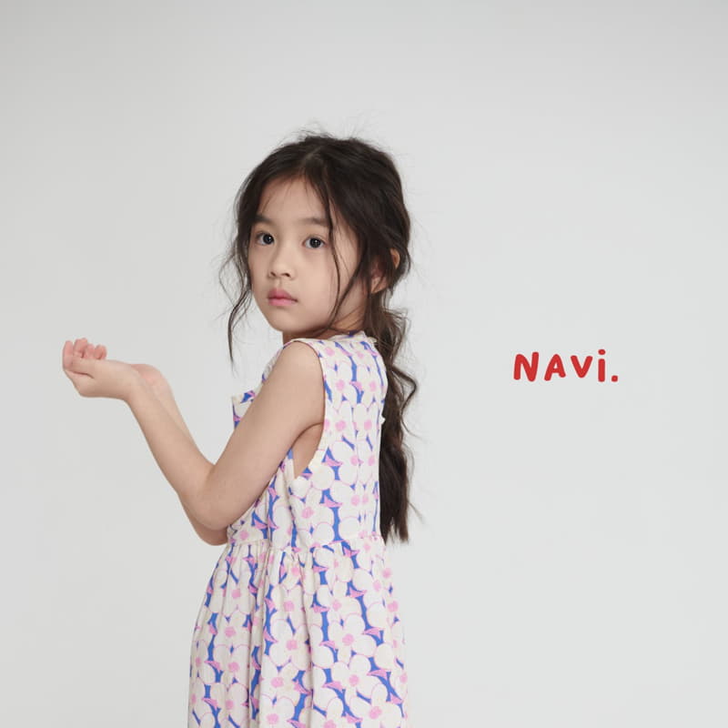 Navi - Korean Children Fashion - #kidsstore - Flower One-piece - 5