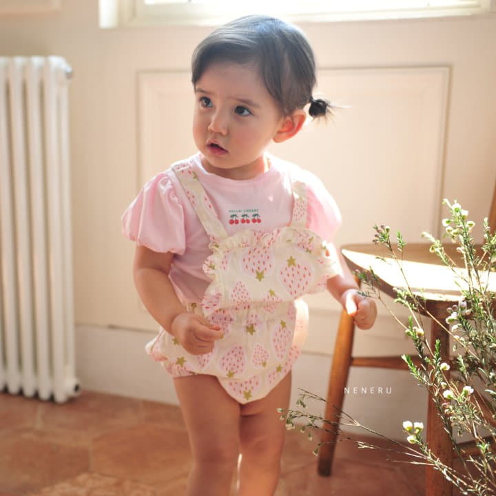 Neneru - Korean Baby Fashion - #babyfever - Bebe Flower Bodysuit - 2