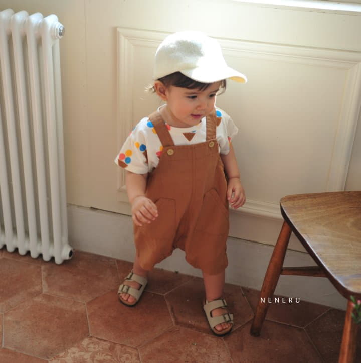 Neneru - Korean Baby Fashion - #babyoninstagram - Bebe Dalgona Dungarees - 11