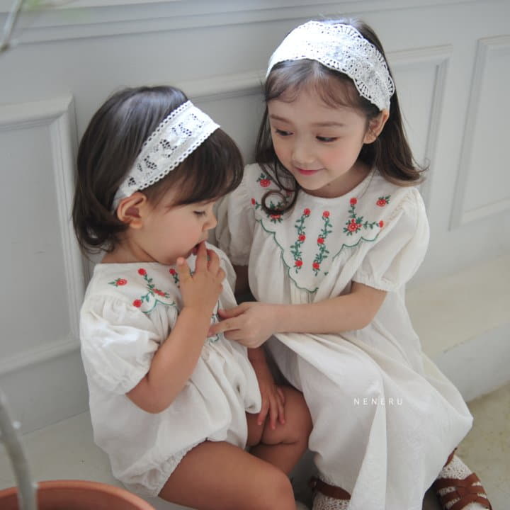 Neneru - Korean Children Fashion - #fashionkids - Blossom One-piece - 8