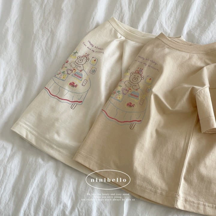 Ninibello - Korean Children Fashion - #Kfashion4kids - Happy Bear Tee