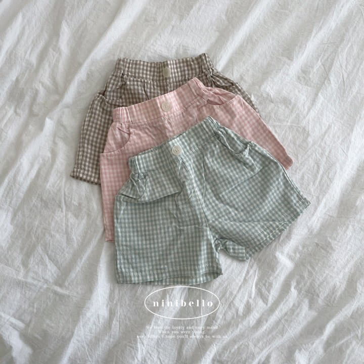 Ninibello - Korean Children Fashion - #childofig - Feels Check Pants