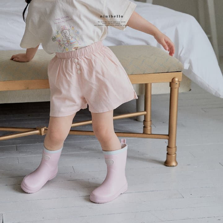 Ninibello - Korean Children Fashion - #discoveringself - Button Pants - 5