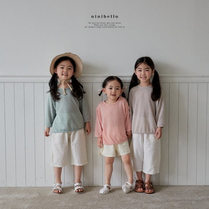 Ninibello - Korean Children Fashion - #discoveringself - Summer Knit Tee - 4