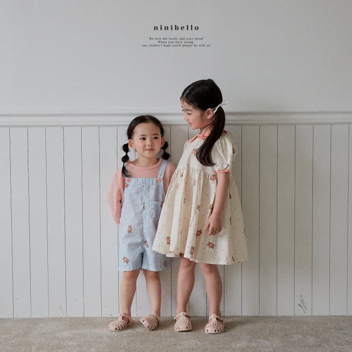 Ninibello - Korean Children Fashion - #toddlerclothing - Love It Dungarees - 7