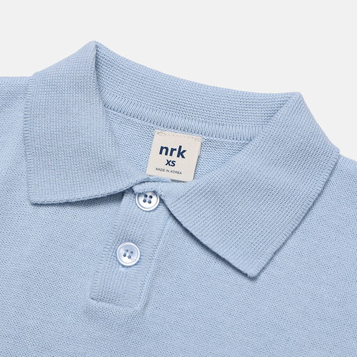 Nrk - Korean Children Fashion - #childofig - Cotton Collar Knit Tee - 7