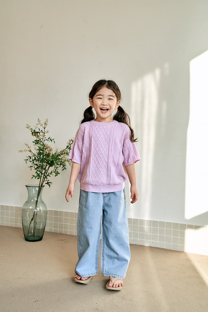 Nrk - Korean Children Fashion - #fashionkids - Cable Knit Tee - 12