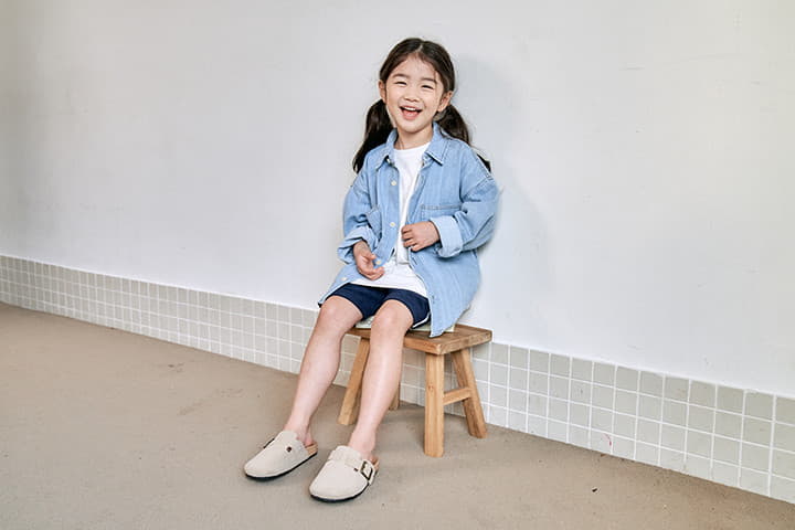 Nrk - Korean Children Fashion - #kidsshorts - Slav Denim Shirt - 11