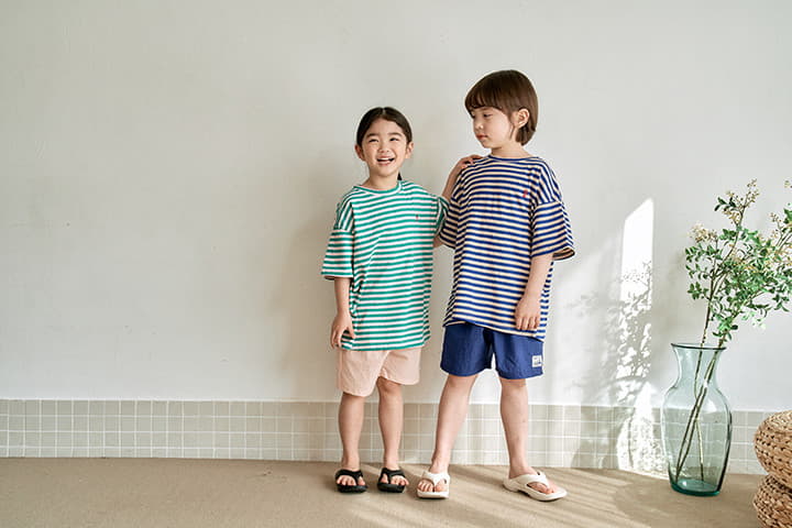 Nrk - Korean Children Fashion - #kidsshorts - Cu Stripes Tee - 10