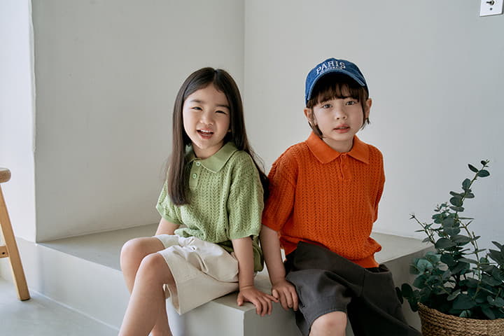 Nrk - Korean Children Fashion - #kidzfashiontrend - Collar Cable Knit Tee - 11