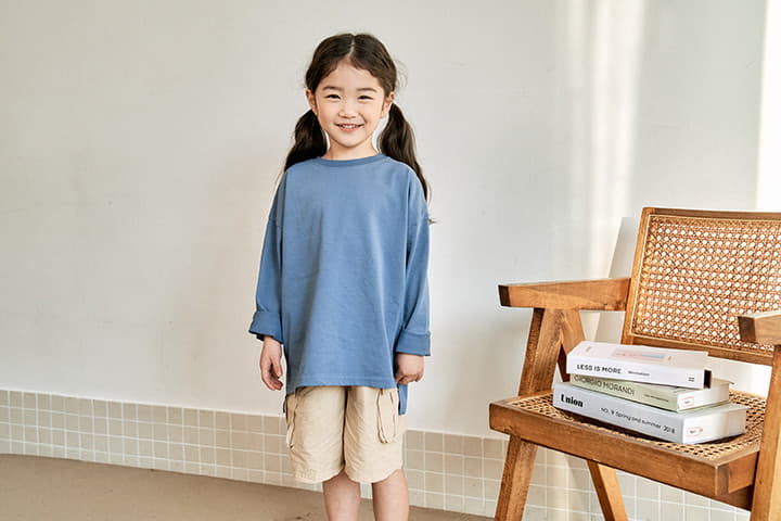 Nrk - Korean Children Fashion - #kidsstore - Basic Slit Tee - 4