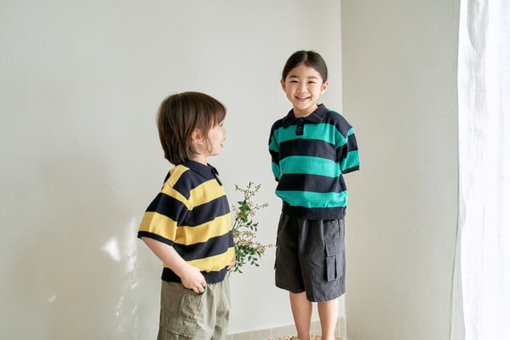 Nrk - Korean Children Fashion - #littlefashionista - Stripes Knit Tee - 10