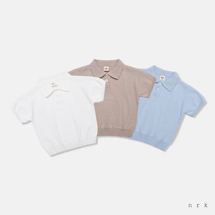 Nrk - Korean Children Fashion - #magicofchildhood - Cotton Collar Knit Tee