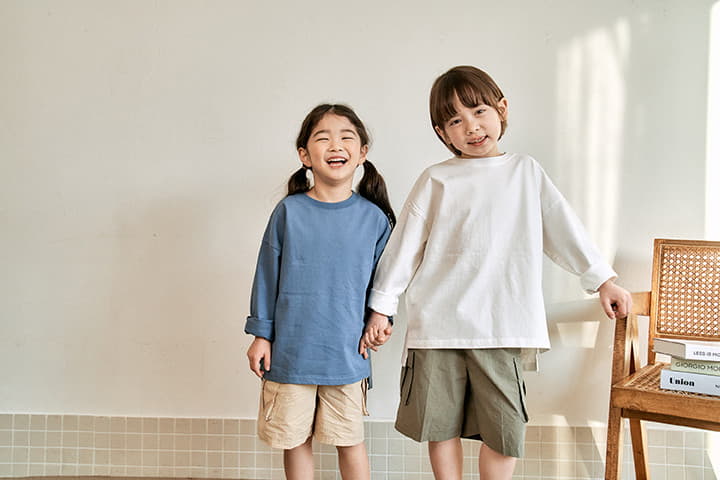 Nrk - Korean Children Fashion - #magicofchildhood - Basic Slit Tee - 7