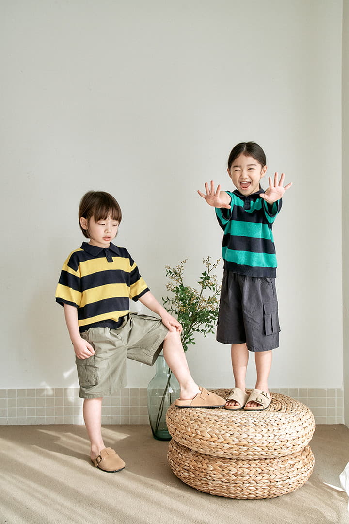 Nrk - Korean Children Fashion - #magicofchildhood - Stripes Knit Tee - 11