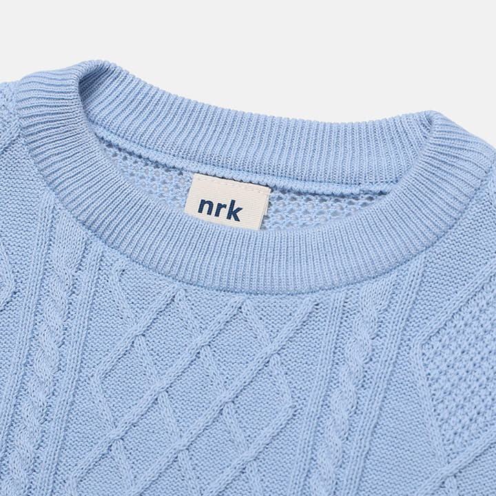 Nrk - Korean Children Fashion - #stylishchildhood - Cable Knit Tee - 7