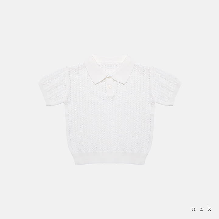 Nrk - Korean Children Fashion - #stylishchildhood - Collar Cable Knit Tee - 3