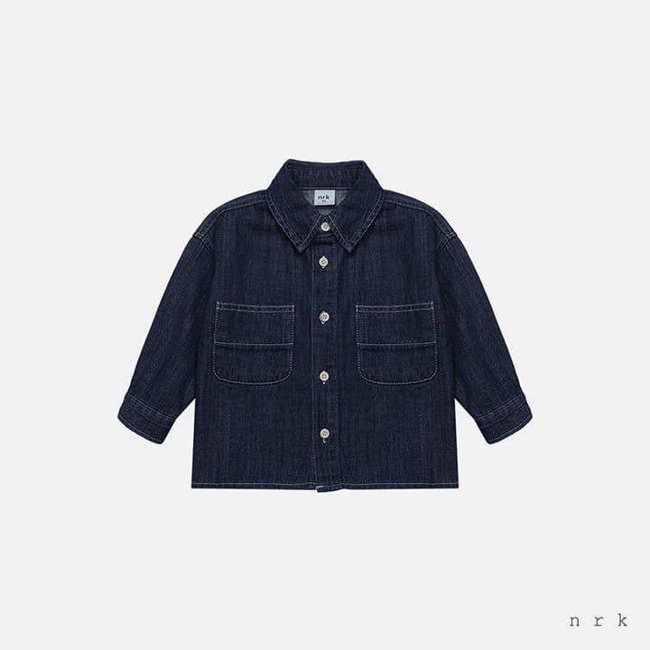 Nrk - Korean Children Fashion - #todddlerfashion - Slav Denim Shirt - 3