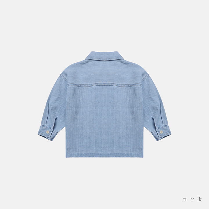 Nrk - Korean Children Fashion - #todddlerfashion - Slav Denim Shirt - 4