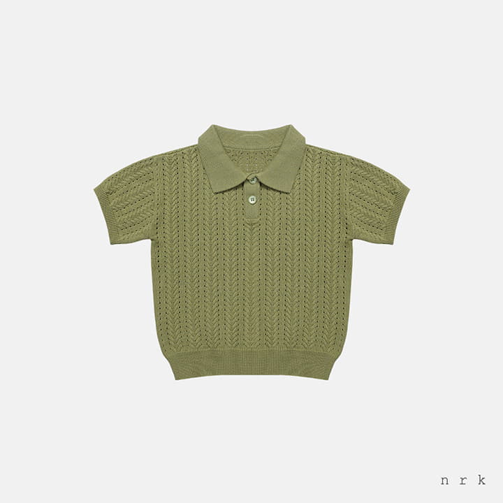 Nrk - Korean Children Fashion - #toddlerclothing - Collar Cable Knit Tee - 2