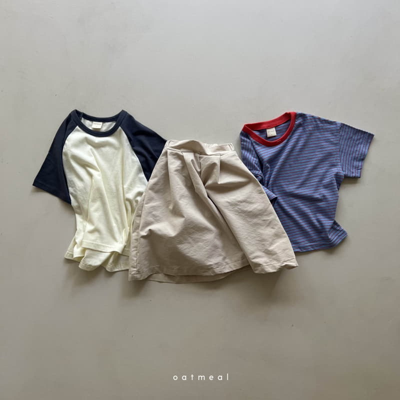 Oatmeal - Korean Children Fashion - #Kfashion4kids - Dydon Stripes Tee - 5