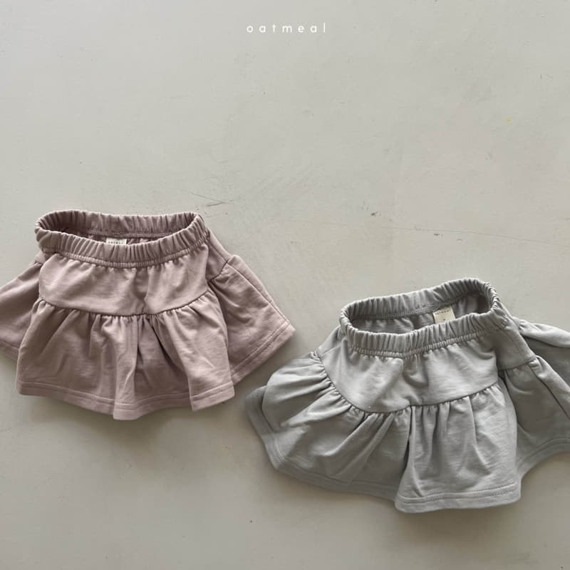 Oatmeal - Korean Children Fashion - #childofig - Chus Skort - 2