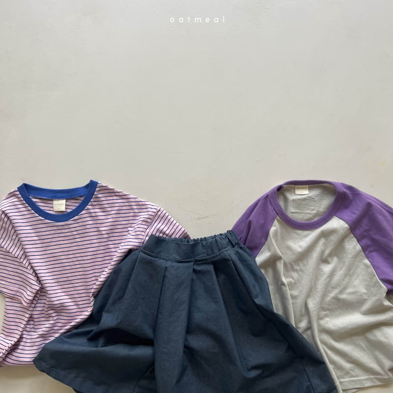 Oatmeal - Korean Children Fashion - #magicofchildhood - Dydon Stripes Tee - 7