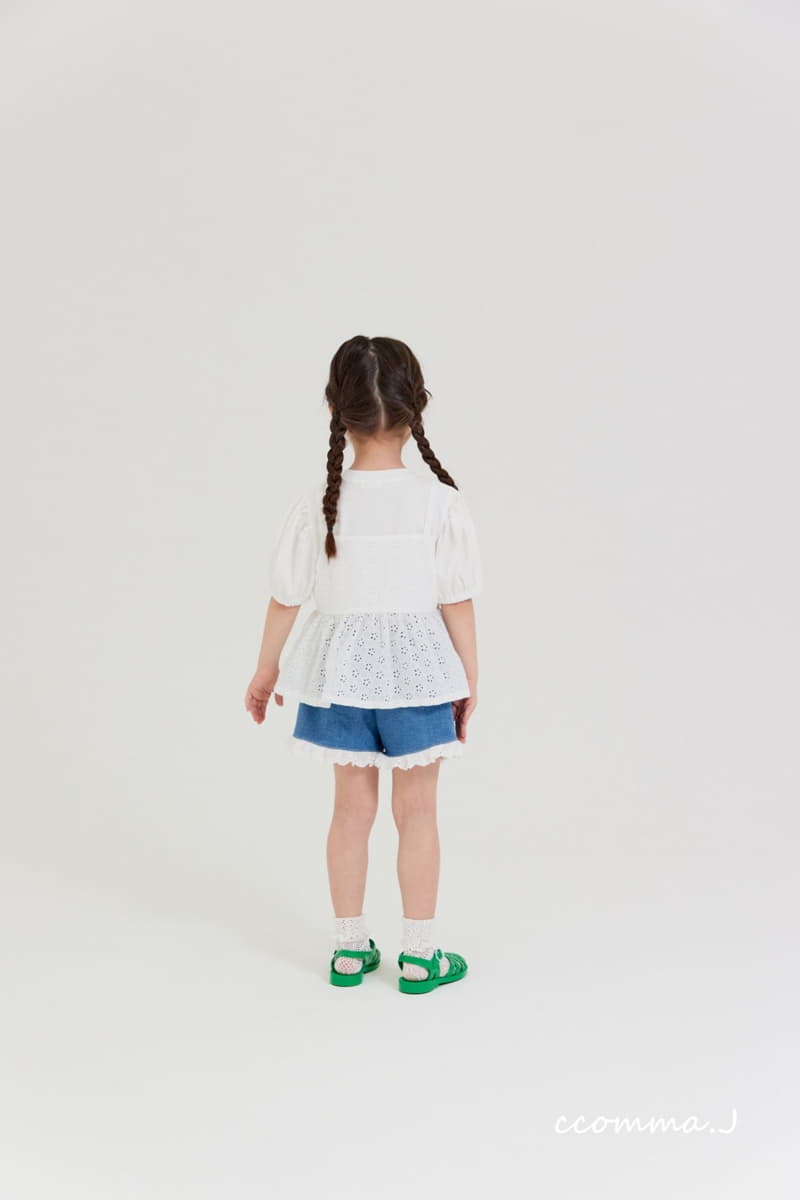 Oda - Korean Children Fashion - #kidsshorts - Wendy Layered Tee - 8