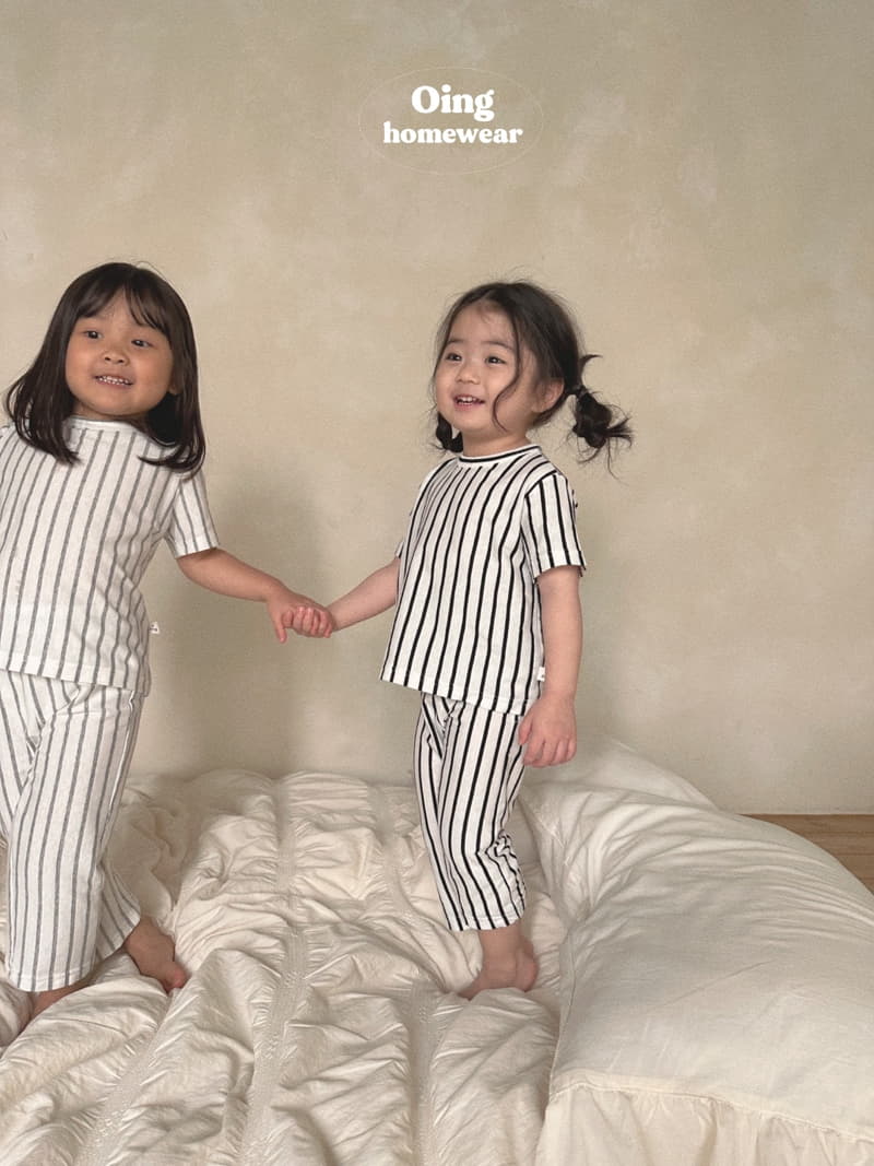 Oing - Korean Children Fashion - #Kfashion4kids - Ppappiyong Top Bottom Set - 2