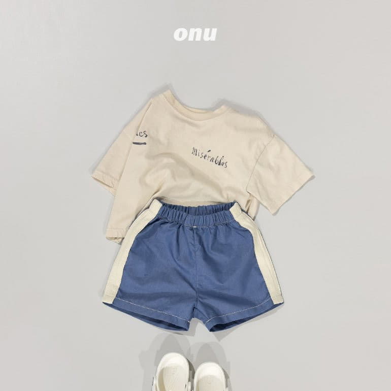 Onu - Korean Children Fashion - #childofig - Tape Shorts - 8