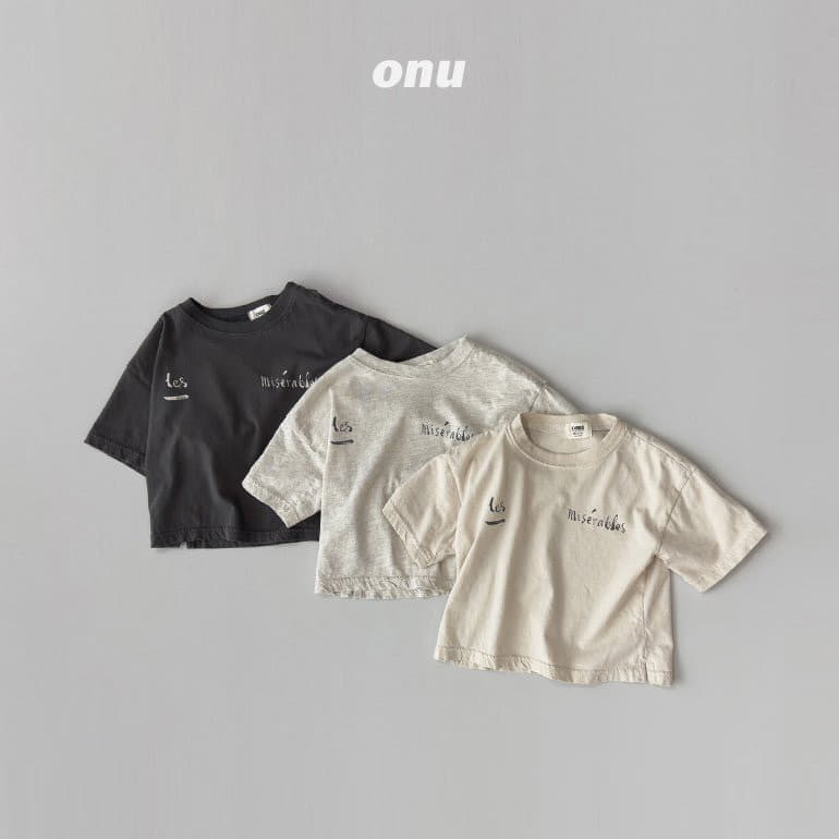 Onu - Korean Children Fashion - #childrensboutique - Les Miserables Tee