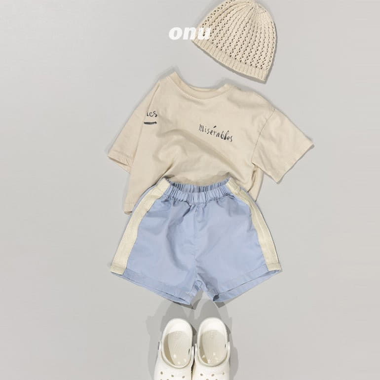 Onu - Korean Children Fashion - #childrensboutique - Tape Shorts - 10