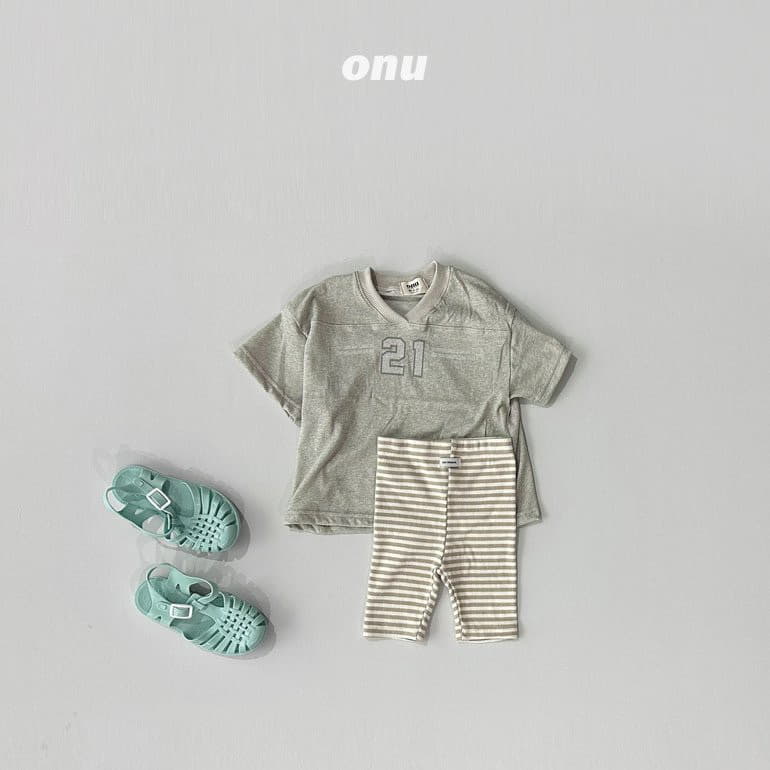 Onu - Korean Children Fashion - #kidsshorts - V Rugby Tee - 10