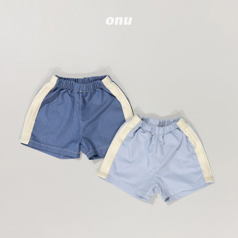 Onu - Korean Children Fashion - #kidsstore - Tape Shorts